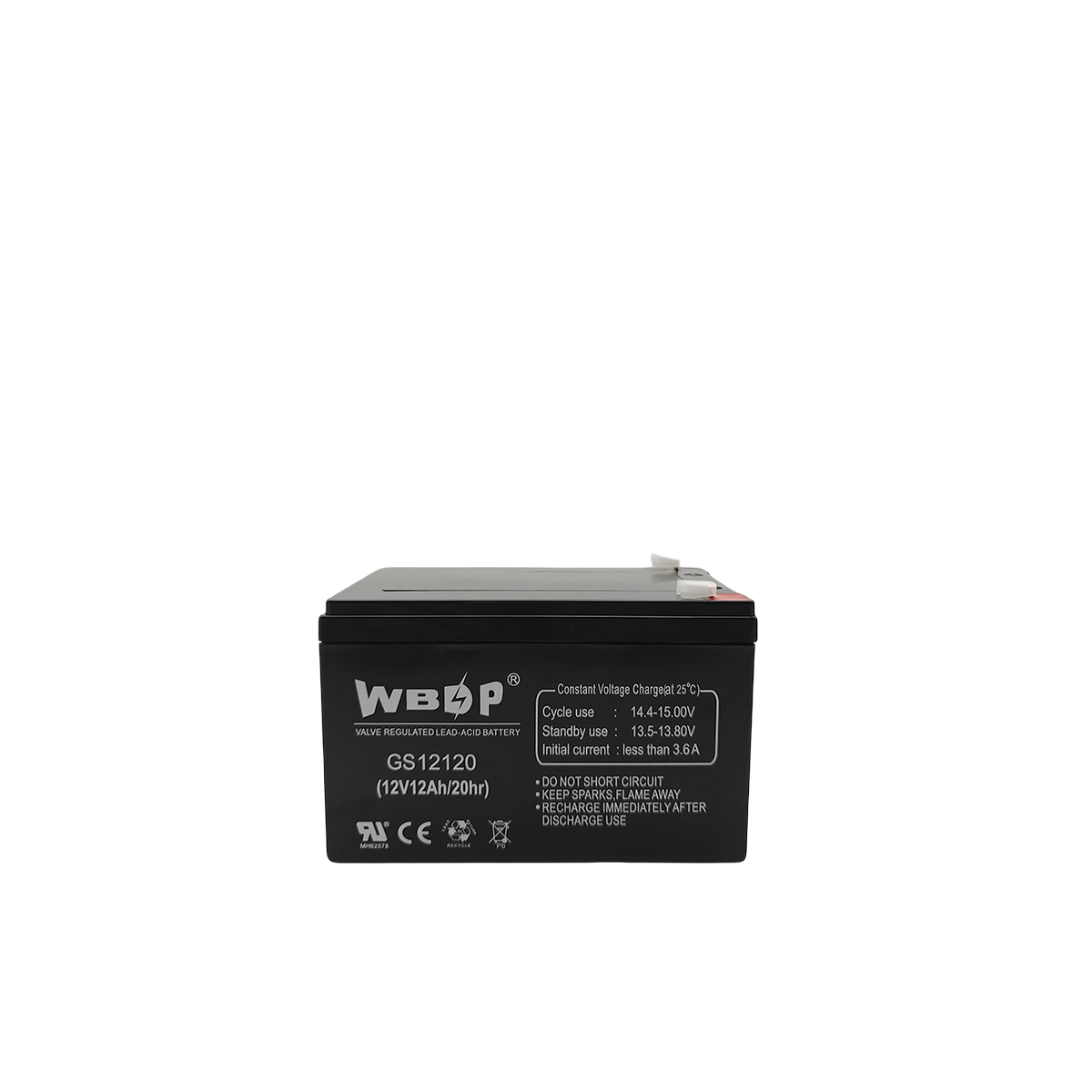伟必达电源 GS系列 12V12Ah 铅酸电池UPS电源 应急系统